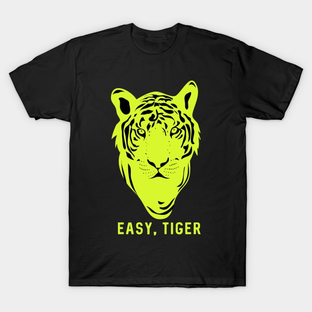 Easy Tiger Tiger's Face Graphic T-Shirt by Alissa Carin